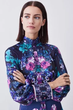 Best Pirce โค๏ธ Karen Millen Petite Boarder Floral Print Satin Woven Midi ๐ Dress ๐ 12 Best Pirce โค๏ธ Karen Millen Petite Boarder Floral Print Satin Woven Midi ๐ Dress ๐ -OCCASION DRESSES Sale2023 bkk08007 purple xl 4