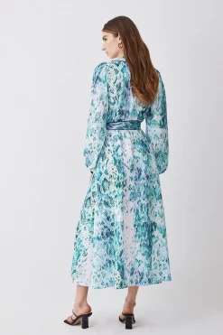 Discount 🎁 Karen Millen Soft Snake Print Satin Piped Zip Front Midi 👗 Dress ✔️ -OCCASION DRESSES Sale2023 bkk08088 snake xl 2