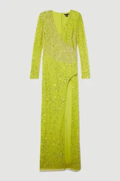 Best deal ๐ Karen Millen Crystal Embellished Draped Front Maxi ๐ Dress ๐ฅ 11 Best deal ๐ Karen Millen Crystal Embellished Draped Front Maxi ๐ Dress ๐ฅ -OCCASION DRESSES Sale2023 bkk08104 apple20green xl 3