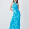 Deals ๐ Karen Millen Metallic Iridescent Halter Column Midi ๐ Dress ๐ฏ 1 Deals ๐ Karen Millen Metallic Iridescent Halter Column Midi ๐ Dress ๐ฏ -OCCASION DRESSES Sale2023 bkk08288 blue xl
