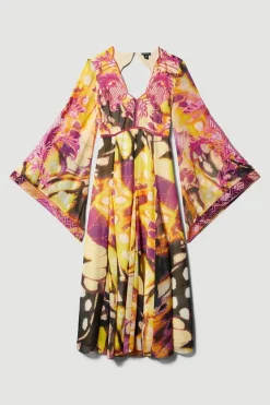 Cheap ❤️ Karen Millen Floral Applique Woven Midi 👗 Dress 🌟 -OCCASION DRESSES Sale2023 bkk08320 multi xl 3