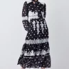 Outlet 😉 Karen Millen Polka Dot Mix Lace & Embroidery Maxi 👗 Dress ⌛ 2 Outlet 😉 Karen Millen Polka Dot Mix Lace & Embroidery Maxi 👗 Dress ⌛ -OCCASION DRESSES Sale2023 bkk08346 black xl