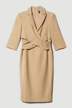 Top 10 🥰 Karen Millen Petite Compact Crepe Wrap Waist Pencil Midi 👗 Dress 🎉 12 Top 10 🥰 Karen Millen Petite Compact Crepe Wrap Waist Pencil Midi 👗 Dress 🎉 -OCCASION DRESSES Sale2023 bkk08593 camel xl 3