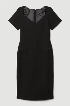 Cheap ๐ Karen Millen Structured Crepe Square Neck Midi ๐ Dress ๐ 15 Cheap ๐ Karen Millen Structured Crepe Square Neck Midi ๐ Dress ๐ -OCCASION DRESSES Sale2023 bkk08994 black xl 3