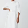 Deals ๐ Karen Millen Structured Crepe Roll Neck Dip Hem Midi ๐ Dress ๐ 1 Deals ๐ Karen Millen Structured Crepe Roll Neck Dip Hem Midi ๐ Dress ๐ -OCCASION DRESSES Sale2023 bkk09708 ivory xl