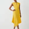 Flash Sale ๐งจ Karen Millen Soft Tailored Key Hole Cap Sleeve High Low Midi ๐ Dress โ 2 Flash Sale ๐งจ Karen Millen Soft Tailored Key Hole Cap Sleeve High Low Midi ๐ Dress โ -OCCASION DRESSES Sale2023 bkk09722 marigold xl
