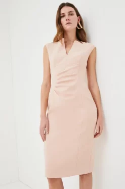 New โ Karen Millen Compact Stretch Envelope Neck Pencil Midi ๐ Dress ๐ 20 New โ Karen Millen Compact Stretch Envelope Neck Pencil Midi ๐ Dress ๐ -OCCASION DRESSES Sale2023 womens black compact stretch envelope neck pencil midi dress 1