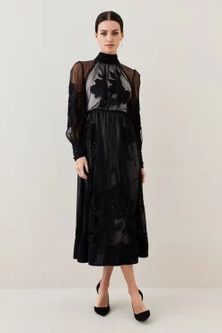 Wholesale ❤️ Karen Millen Lydia Millen Petite Floral Applique Mesh Woven Midi 👗 Dress 😉 13 Wholesale ❤️ Karen Millen Lydia Millen Petite Floral Applique Mesh Woven Midi 👗 Dress 😉 -OCCASION DRESSES Sale2023 womens black lydia millen petite floral applique mesh woven midi dress