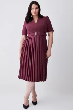 Coupon ๐ Karen Millen Plus Size Structured Crepe Forever Pleat ๐ Dress ๐ 13 Coupon ๐ Karen Millen Plus Size Structured Crepe Forever Pleat ๐ Dress ๐ -OCCASION DRESSES Sale2023 womens black plus size structured crepe forever pleat dress 1