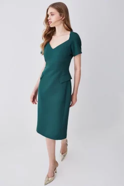 Cheap ๐ Karen Millen Structured Crepe Square Neck Midi ๐ Dress ๐ 17 Cheap ๐ Karen Millen Structured Crepe Square Neck Midi ๐ Dress ๐ -OCCASION DRESSES Sale2023 womens black structured crepe square neck midi dress