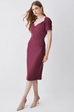 Cheap ๐ Karen Millen Structured Crepe Square Neck Midi ๐ Dress ๐ 20 Cheap ๐ Karen Millen Structured Crepe Square Neck Midi ๐ Dress ๐ -OCCASION DRESSES Sale2023 womens black structured crepe square neck midi dress 3