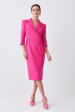 Top 10 🥰 Karen Millen Petite Compact Crepe Wrap Waist Pencil Midi 👗 Dress 🎉 15 Top 10 🥰 Karen Millen Petite Compact Crepe Wrap Waist Pencil Midi 👗 Dress 🎉 -OCCASION DRESSES Sale2023 womens camel petite compact crepe wrap waist pencil midi dress 1
