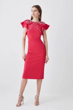 Budget ๐ฏ Karen Millen Embellished Stretch Woven Midi ๐ Dress โ๏ธ 15 Budget ๐ฏ Karen Millen Embellished Stretch Woven Midi ๐ Dress โ๏ธ -OCCASION DRESSES Sale2023 womens hot20pink embellished stretch woven midi dress 1