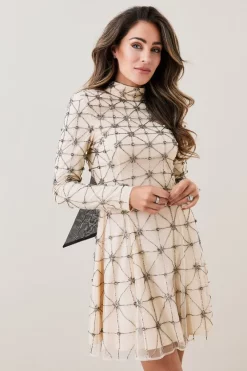 Best Sale ⌛ Karen Millen Lydia Millen Embellished Tie Neck Detail Woven Mini 👗 Dress 👍 13 Best Sale ⌛ Karen Millen Lydia Millen Embellished Tie Neck Detail Woven Mini 👗 Dress 👍 -OCCASION DRESSES Sale2023 womens ivory lydia millen embellished tie neck detail woven mini dress