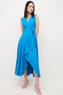 Discount ⭐ Karen Millen Compact Stretch Viscose Waterfall Midaxi 👗 Dress 👏 27 Discount ⭐ Karen Millen Compact Stretch Viscose Waterfall Midaxi 👗 Dress 👏 -OCCASION DRESSES Sale2023 womens mustard compact stretch viscose waterfall midaxi dress 5