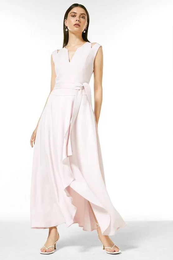 Discount ⭐ Karen Millen Compact Stretch Viscose Waterfall Midaxi 👗 Dress 👏 15 Discount ⭐ Karen Millen Compact Stretch Viscose Waterfall Midaxi 👗 Dress 👏 - Image 13