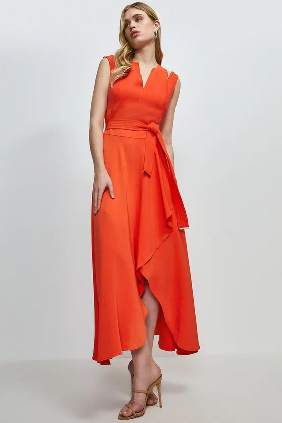 Discount ⭐ Karen Millen Compact Stretch Viscose Waterfall Midaxi 👗 Dress 👏 16 Discount ⭐ Karen Millen Compact Stretch Viscose Waterfall Midaxi 👗 Dress 👏 - Image 14