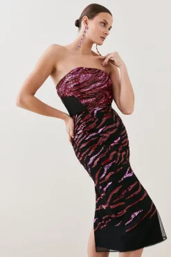 Top 10 🥰 Karen Millen Petite Abstract Sequin Bandeau 👗 Dress 🎉 12 Top 10 🥰 Karen Millen Petite Abstract Sequin Bandeau 👗 Dress 🎉 -OCCASION DRESSES Sale2023 womens pink petite abstract sequin bandeau dress