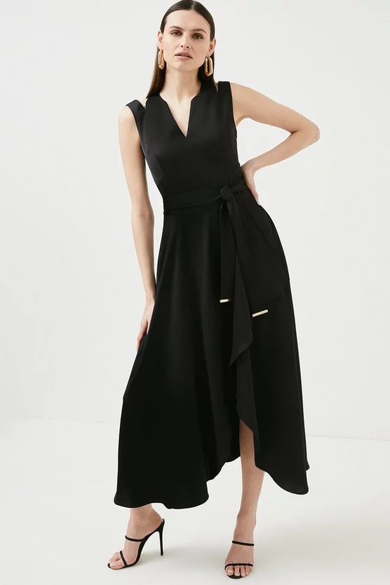 Budget โ๏ธ Karen Millen Satin Waterfall Maxi ๐ Dress ๐ 9 Budget โ๏ธ Karen Millen Satin Waterfall Maxi ๐ Dress ๐ - Image 7