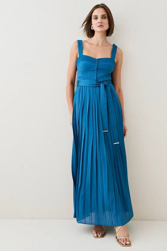 Deals ๐ Karen Millen Top Stitch And Pleat Detail Woven Midi ๐ Dress ๐งจ 7 Deals ๐ Karen Millen Top Stitch And Pleat Detail Woven Midi ๐ Dress ๐งจ - Image 5